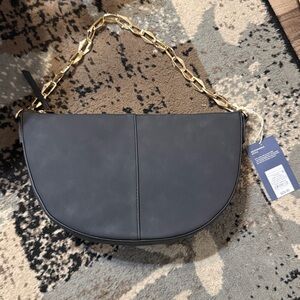 Universal thread Elegant Black Chain Shoulder Bag brand new